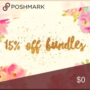 15% discount on bundles